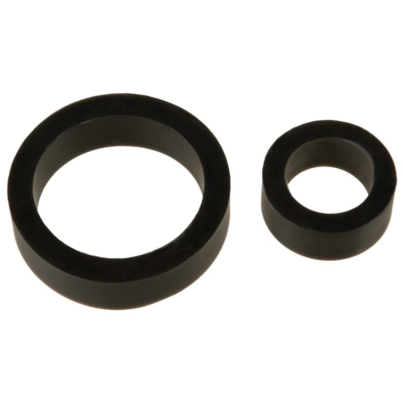 Titanmen Stretchy Silicone Cock Rings Double Pack - - Stretchy Cock Rings