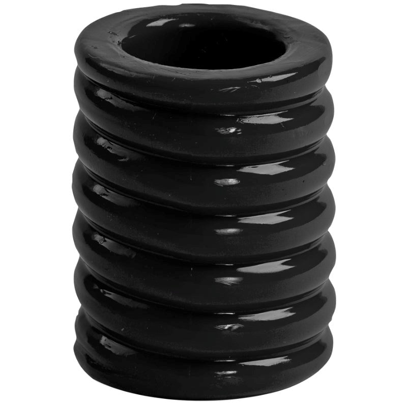 Titanmen Ribbed Textured Stretchy Male Cock Cage - - Male Chastity