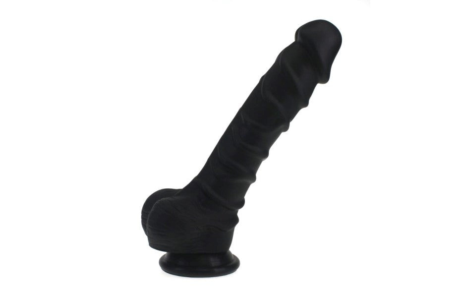 X-Men 22 cm Ridged Shaft Realistic Dildo With Balls - - Realistic Dildos