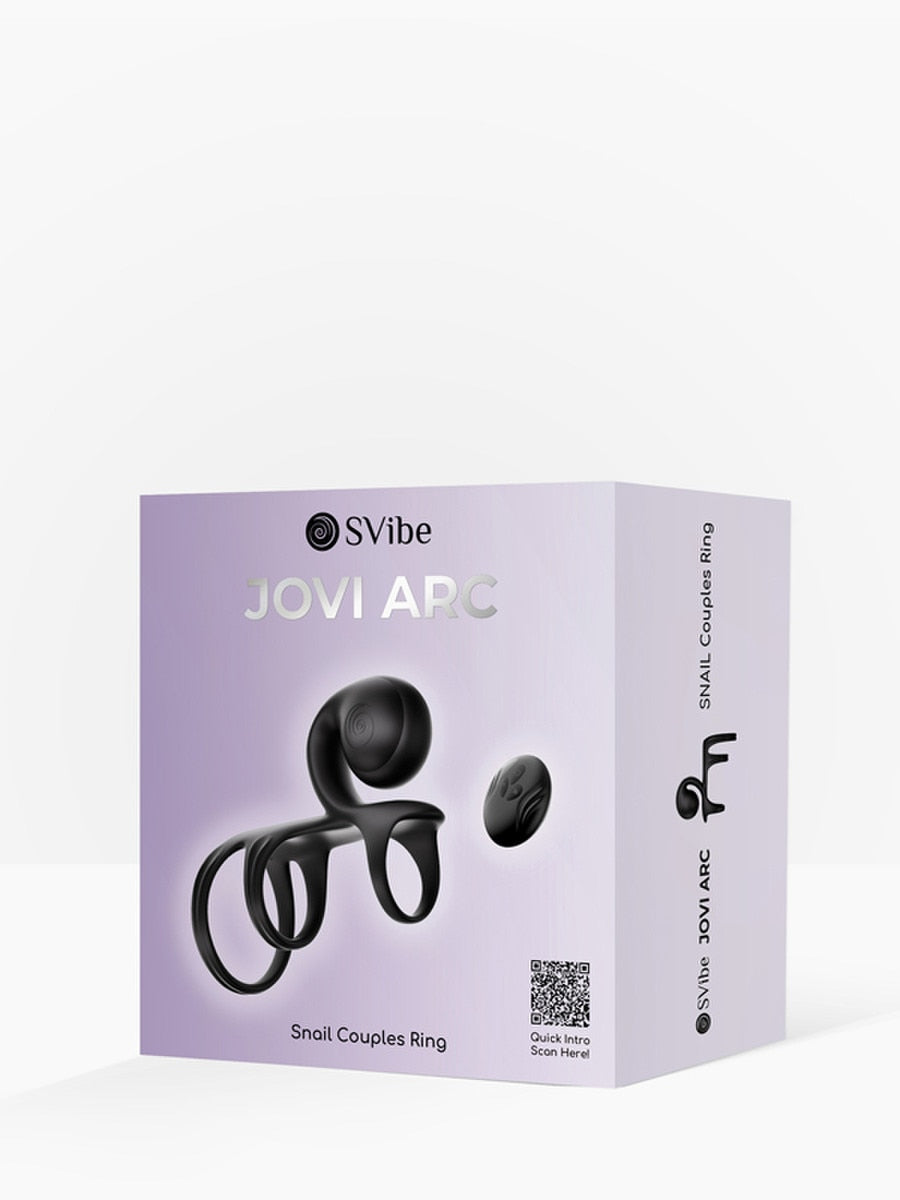 SVibe Snail JOVI Arc Couples Vibrating Cock Ring - Vibrating Cock Rings