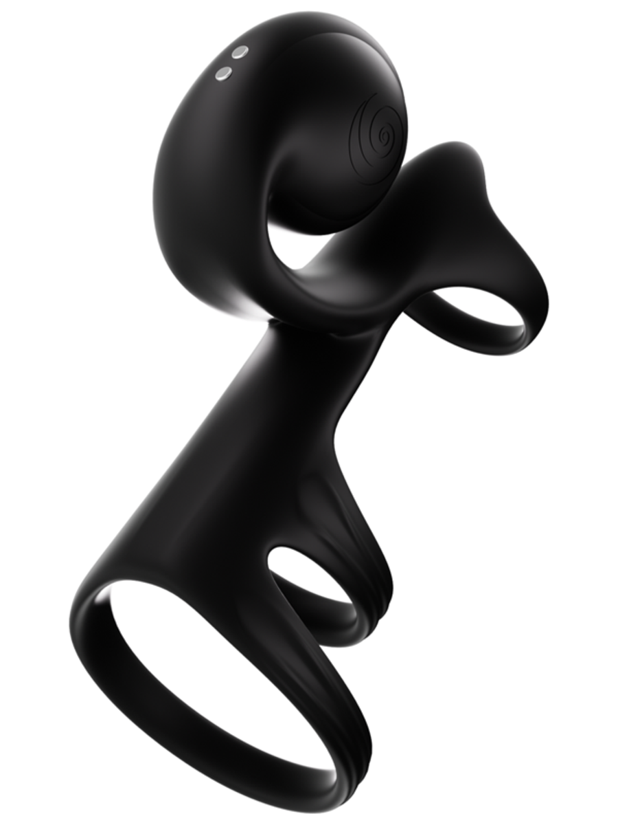 SVibe Snail JOVI Arc Couples Vibrating Cock Ring - Vibrating Cock Rings