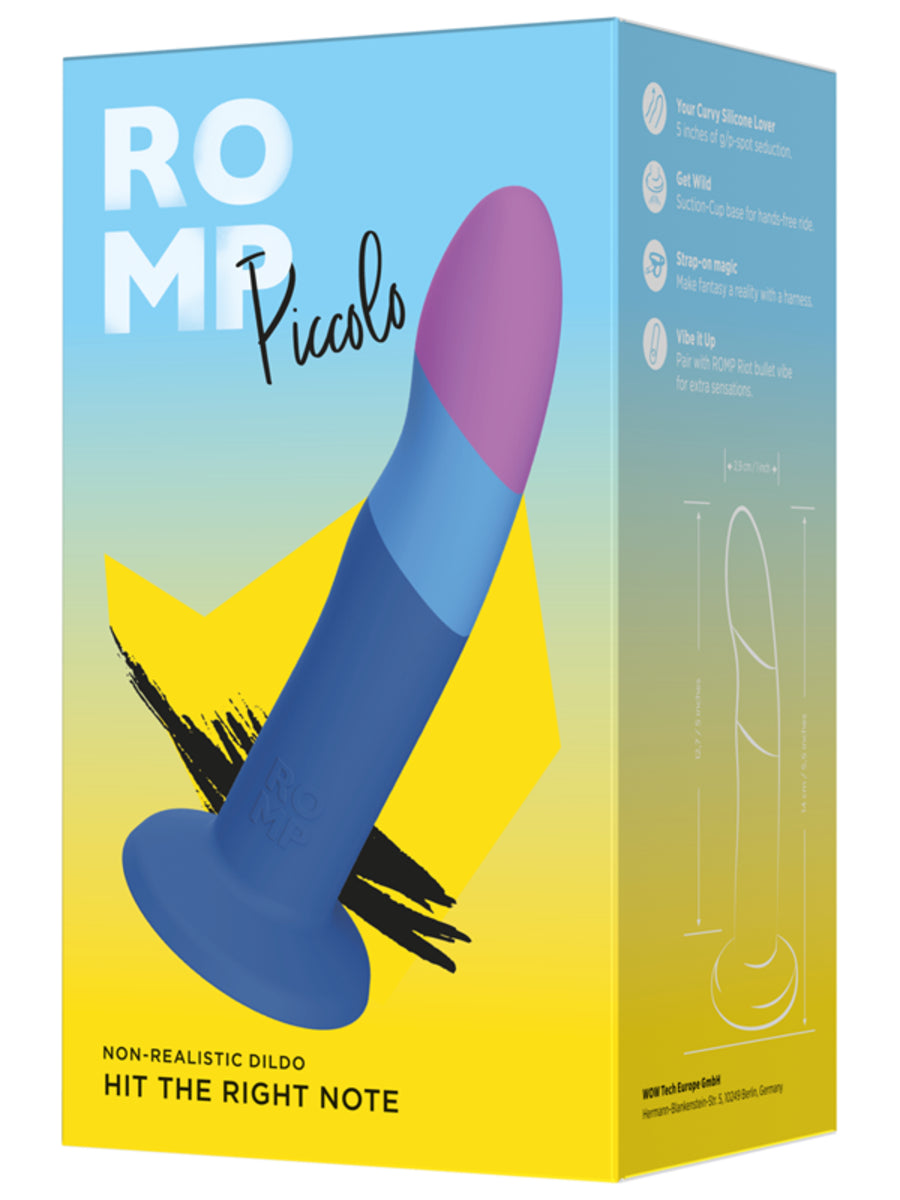 Love Honey Romp Piccolo Strap On Silicone Dildo - - Strap On Sextoys