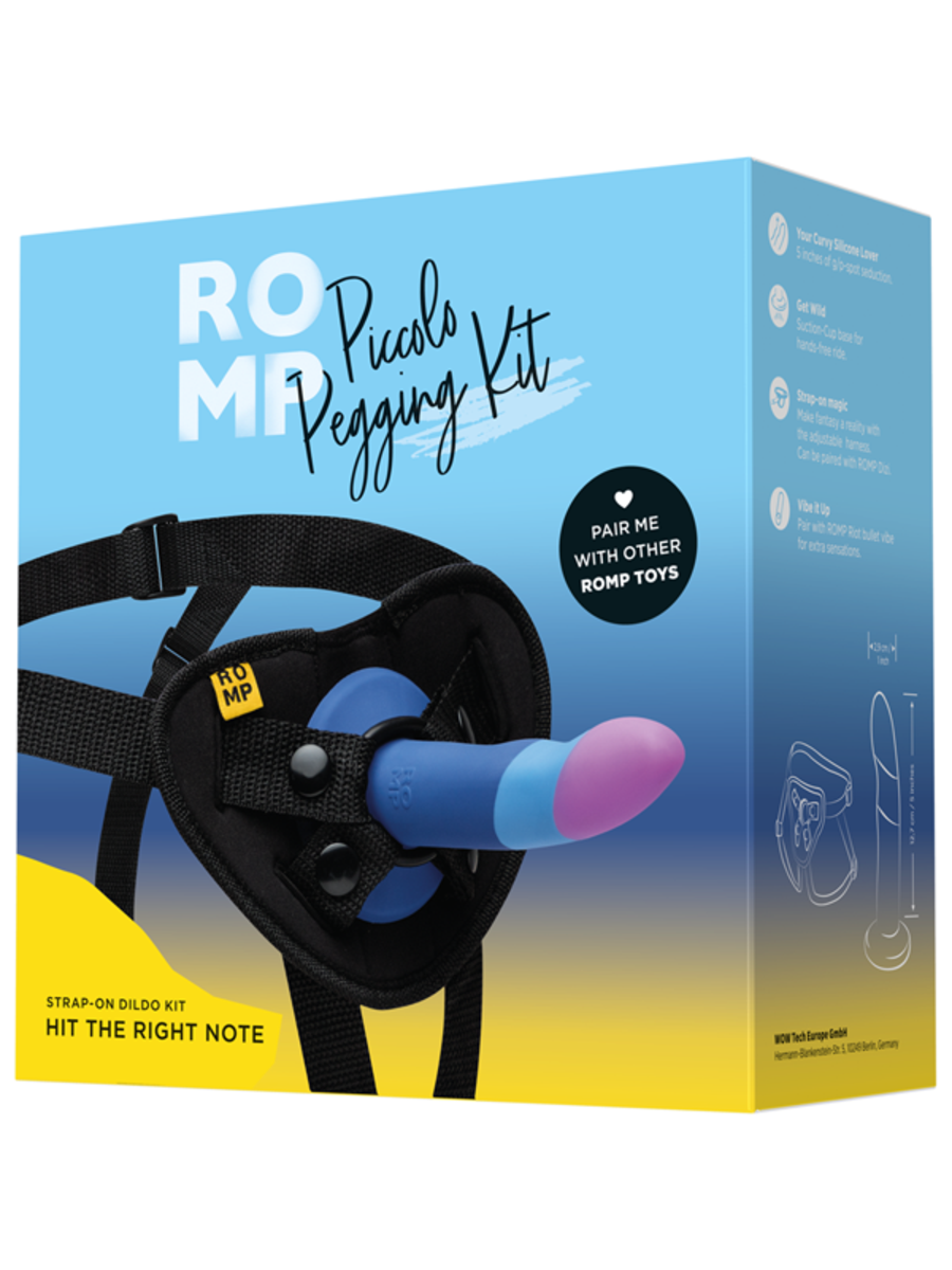 Love Honey Romp Piccolo Strap On Dildo Pegging Kit - - Strap On Sextoys