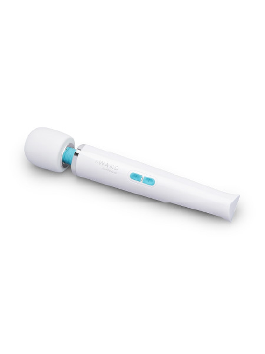Le Wand Classique Rechargeable Body Wand Massager - White - Body Wands