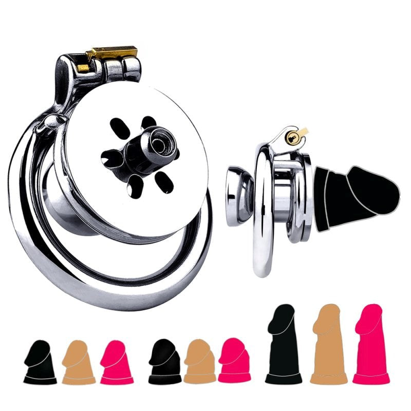 BDStyle Male Chastity Bird Cock Cage With Hide Lock - - Male Chastity