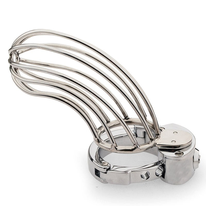 BDStyle Bird Cage Male Chastity Device With Adjustable Ring - - Male Chastity