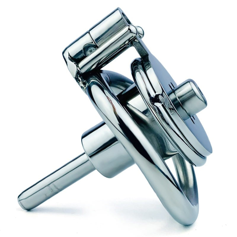 BDStyle Double Screw Negative Male Chastity Cage With Catheter - - Male Chastity