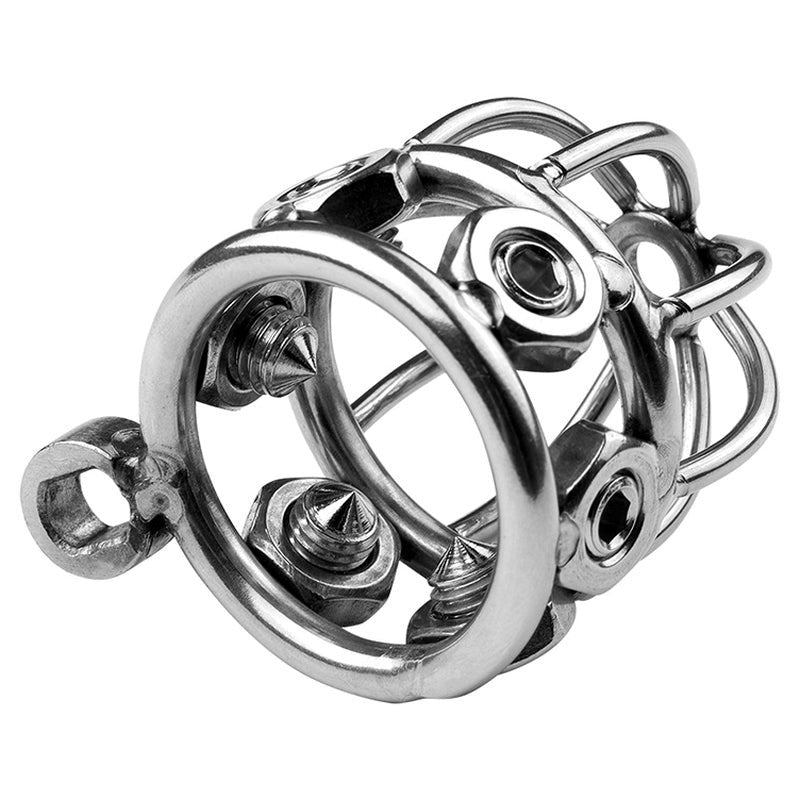 BDStyle Spike Alloy Male Chastity Cock Cage - - Male Chastity
