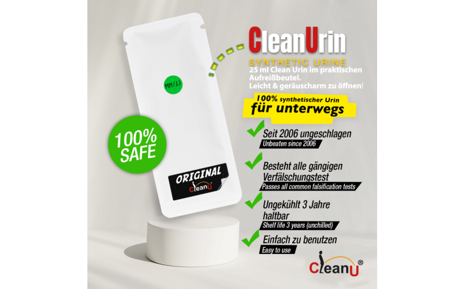 Screeny Weeny CleanUrin Sachet 25ml - - Dental and Clinical