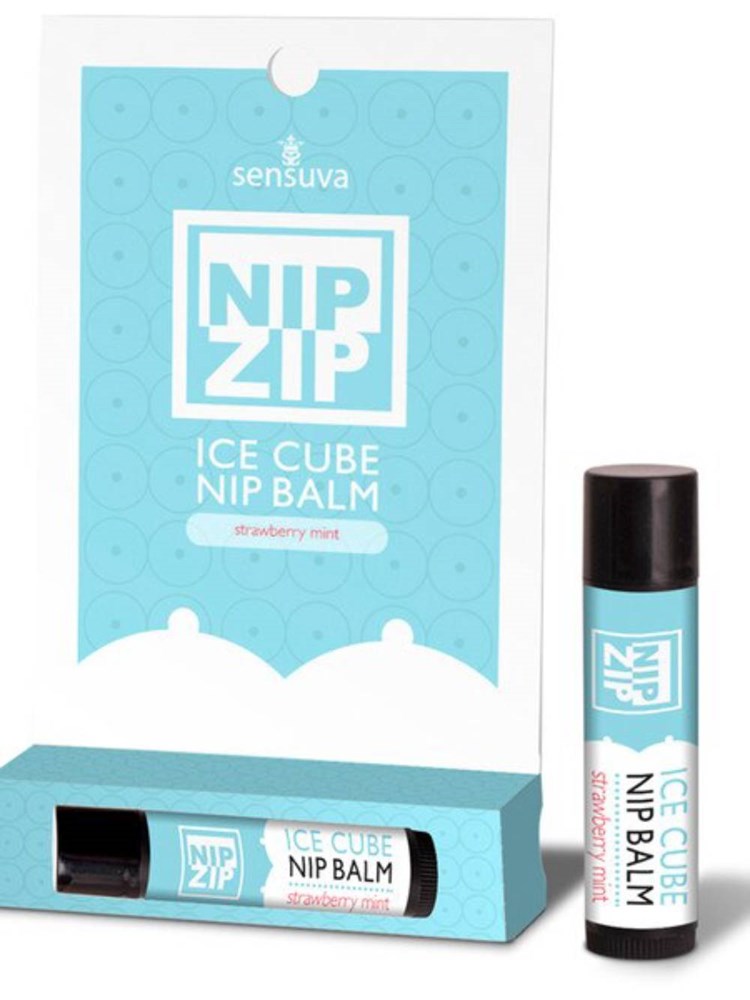 Sensuva On Nip Zip Ice Cube All Natural Nipple Balm - - Delay and Excite Sprays