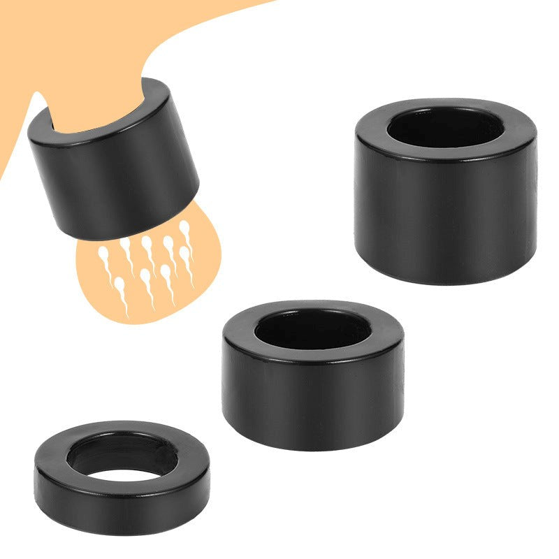 BDStyle Men's Soft Bonder Delay Stretchy Cock Ring Set - - Cock Ring Sets