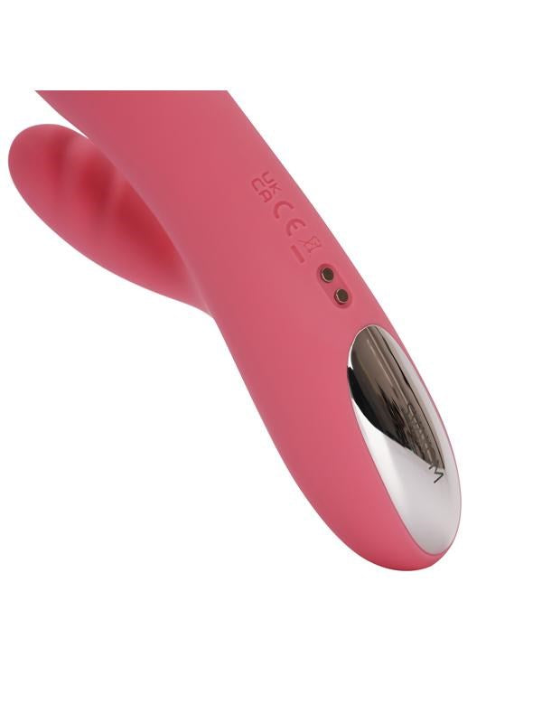 Svakom Avery Multi Function Rabbit Vibrator Strawberry Pink - - Rabbit Vibrators