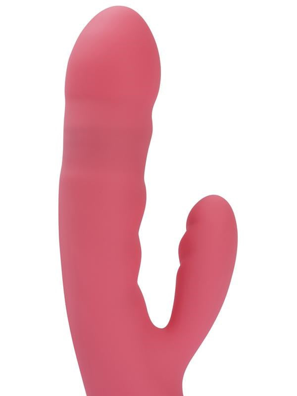 Svakom Avery Multi Function Rabbit Vibrator Strawberry Pink - - Rabbit Vibrators