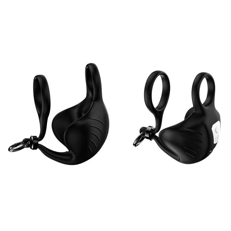 BDStyle Manta Ray 9 Functions Scrotum Vibrator - - Vibrating Cock Rings