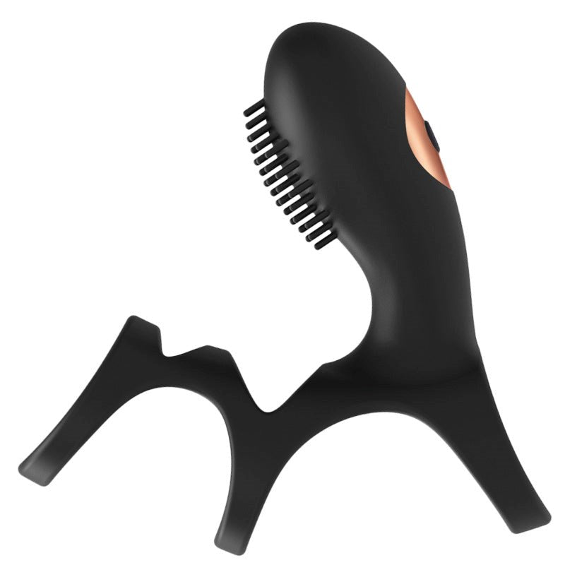 Mannuo Kayla 10 Functions Vibrating Mens Penis Ring - - Vibrating Cock Rings