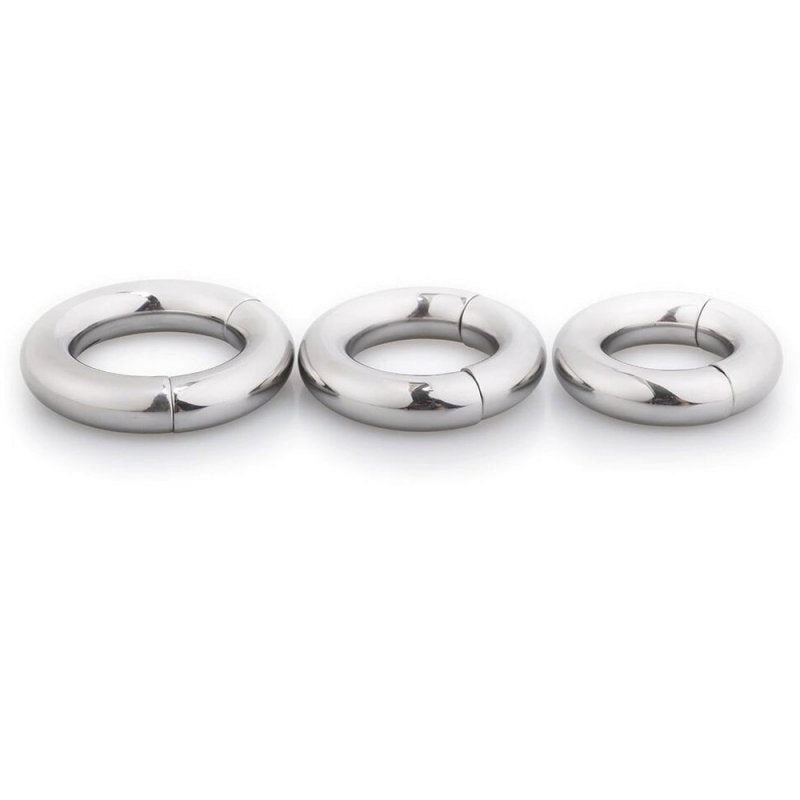 BDStyle Magnetize Stainless Steel Magnetic Mens Cock Ring - - Steel Cock Rings