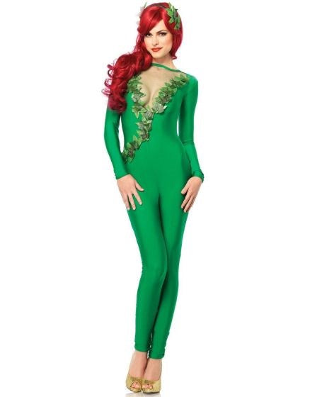 Leg Avenue Ivy Vixen Catsuit Sexy Womens Costume - - Fancy Dress Ups