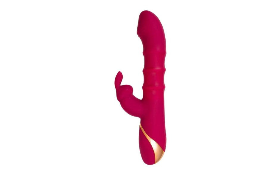 JOS Tenty Multi Function Rabbit Vibrator With Moving Shaft Rings - - Rabbit Vibrators