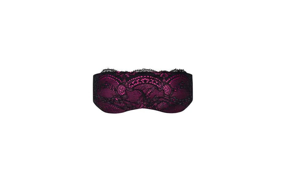 Obsessive Roseberry Feminine Eye Mask With Lacy Adornments - - Masks And Blindfolds