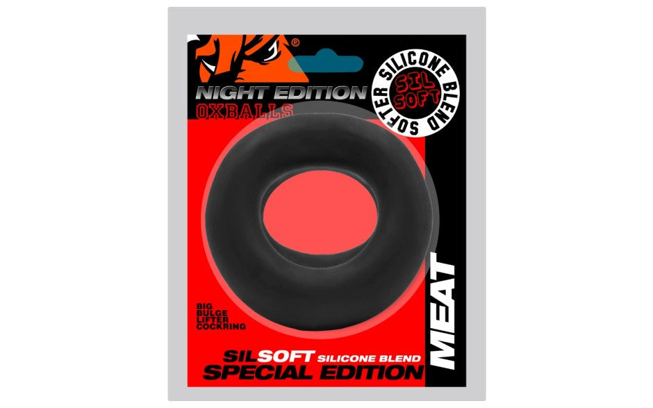 OxBalls Meat Big Bulge Stretchy Cock Ring Night Edition - - Stretchy Cock Rings
