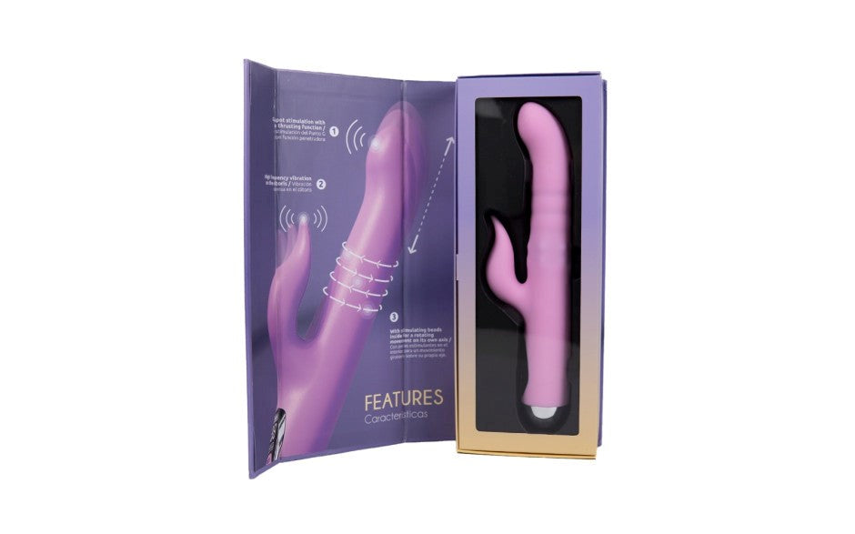 Raw Osma Majestic Pro USB 10 Mode Pearl Rabbit Vibrator - - Rabbit Vibrators