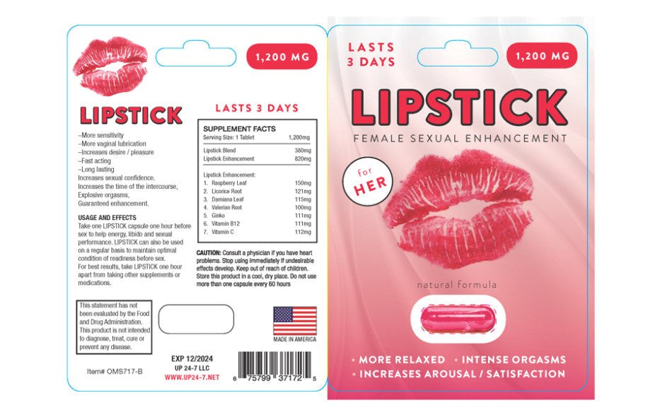 Supple Lipstick Female Libido Single Pill - - Sex Pheromones and Perfumes