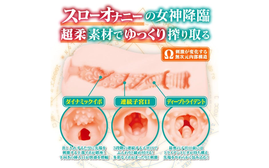 Yuira DELLTORO OMEGA Slow Onanie Male Masturbator - - Masturbators and Strokers