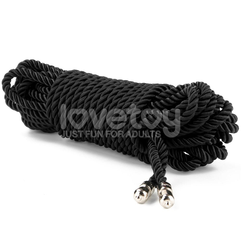 Lovetoy Rebellion Reign Silky Bondage Play Rope 10 Metre - Cuffs And Restraints