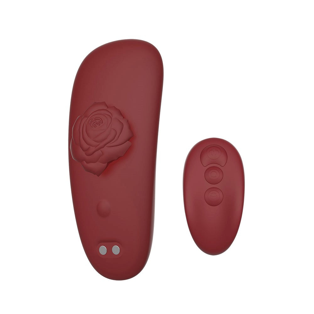 Kissen Multiflora Remote Control Clitoral Massager Merlot - - Clit Ticklers and Pulsators