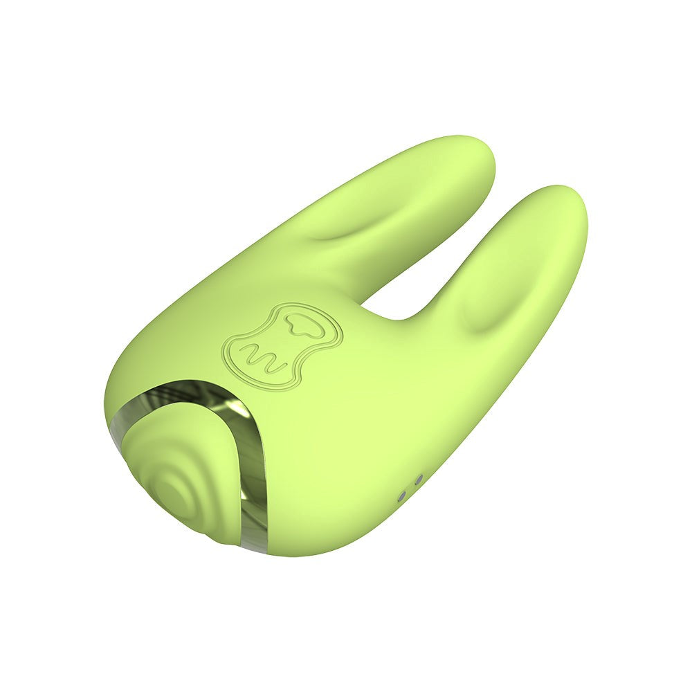 Kissen Satyr Waterproof Silicone Clitoral Vibrator Lime - - Clit Ticklers and Pulsators