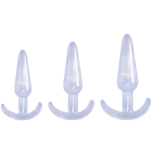 Excellent Power Butt Fantasy Triple Tapered Butt Plug Set - - Butt Plugs