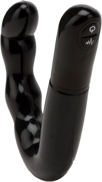 Excellent Power Ebony 10 Function Prostate Massager Black - - Prostate Toys