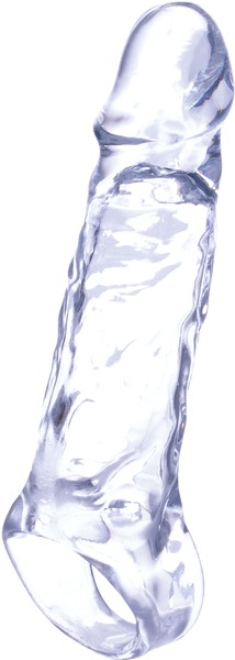 Ice Crystals Collection Penis Length Enhancer 5 Inch Clear - - Penis Sleeves and Extenders