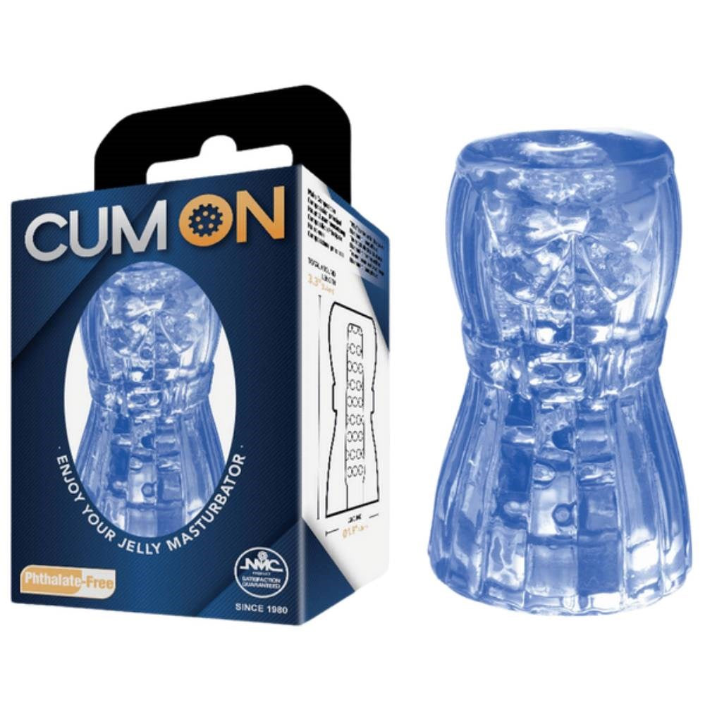Cum On 3.3 Inches Pocket Jelly Male Masturbator - - Masturbators and Strokers