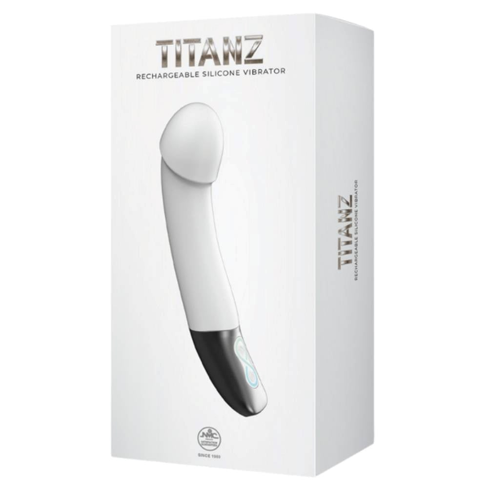 Titanz 10 Functions G-Spot Rechargeable Silicone Vibrator - - G-Spot Vibrators