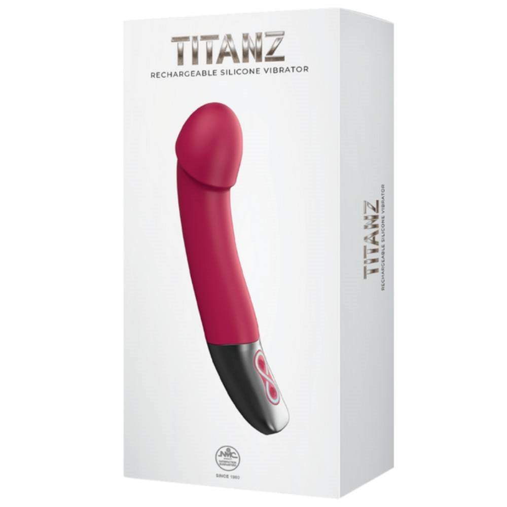 Titanz 10 Functions G-Spot Rechargeable Silicone Vibrator - - G-Spot Vibrators