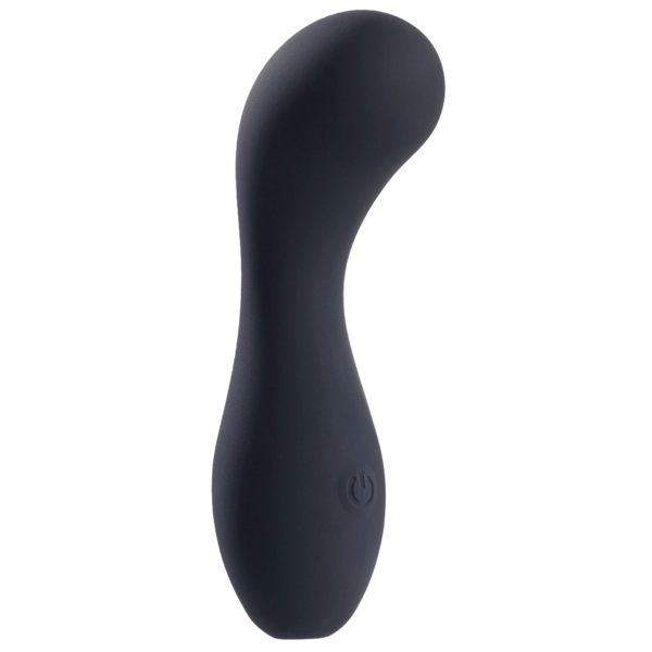 Deep Romance One Touch Control G Spot Silicone Stimulator Black - - G-Spot Vibrators