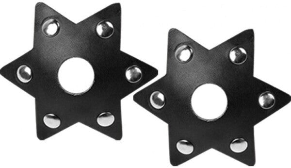 Hott Products Starstruck Nipplicious Erotic Breast Pasties Black - - Breast and Nipple Toys