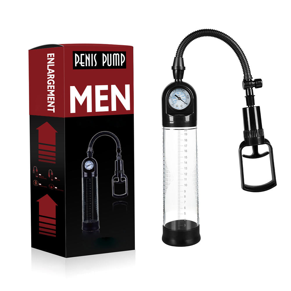 Shenzhen Canwin MEN Pull Rod Penis Pump with Gauge - Penis Pumps And Stretchers