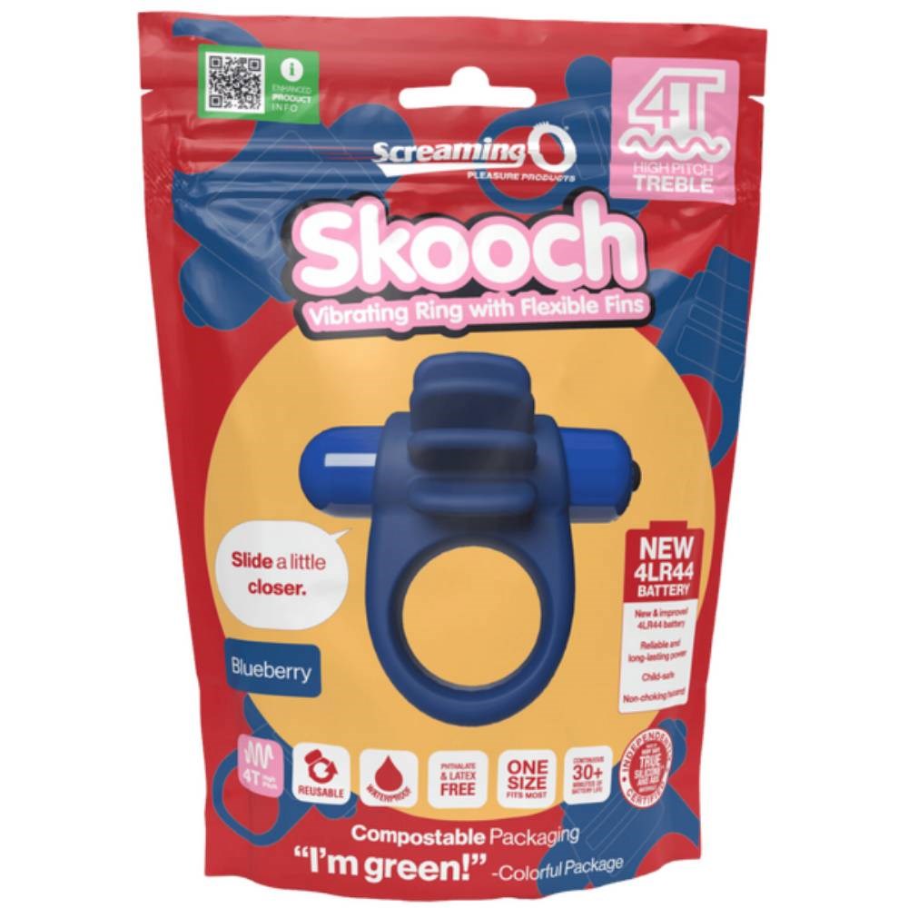 Screaming O Skooch 4T High Pitch Treble Vibrating Cock Ring - - Vibrating Cock Rings