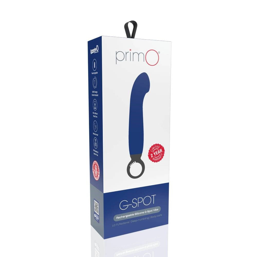 Prim0 10 Functions Rechargeable Silicone G-Spot Vibrator - - G-Spot Vibrators