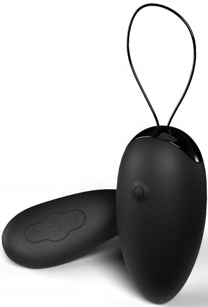 Screaming O Premium Remote Control Rechargeable Love Egg Black - - Love Eggs and Kegel Exercisers