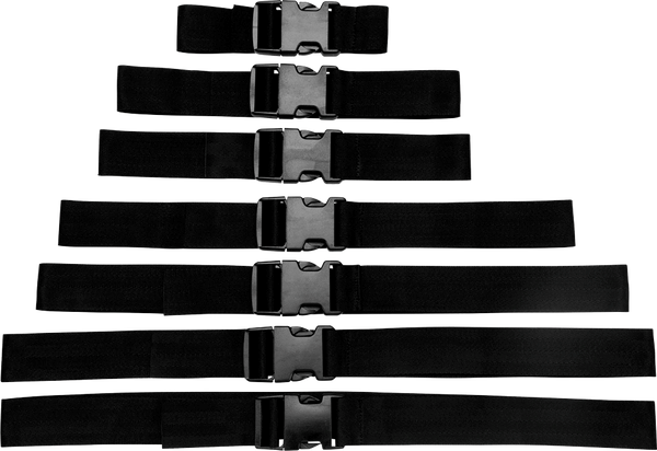 Master Series Subdued Full Body Bondage Strap Set - Cuffs And Restraints