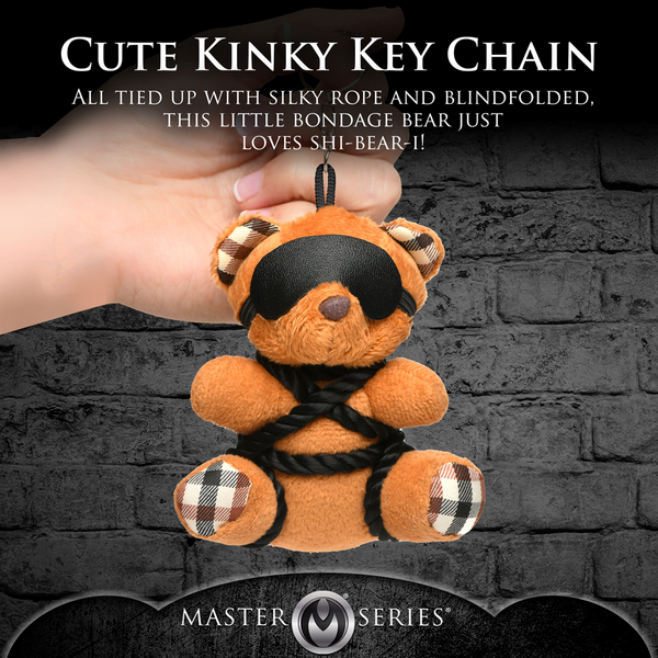 Master Series Rope Teddy Bear Key Chain - Party Gifts and Novelties