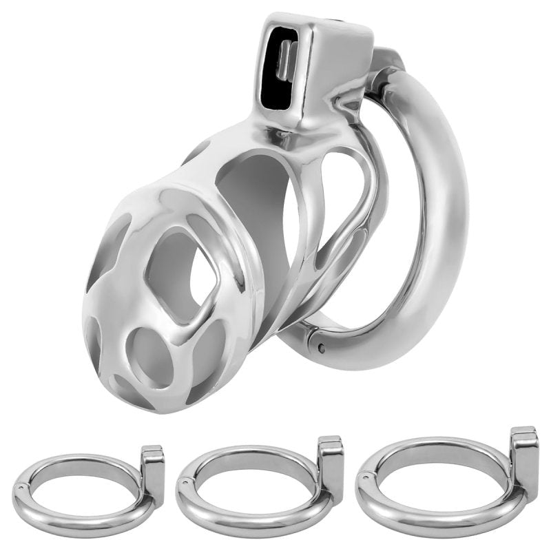 BDStyle Lock Love Male Chastity Cock Cage - - Male Chastity