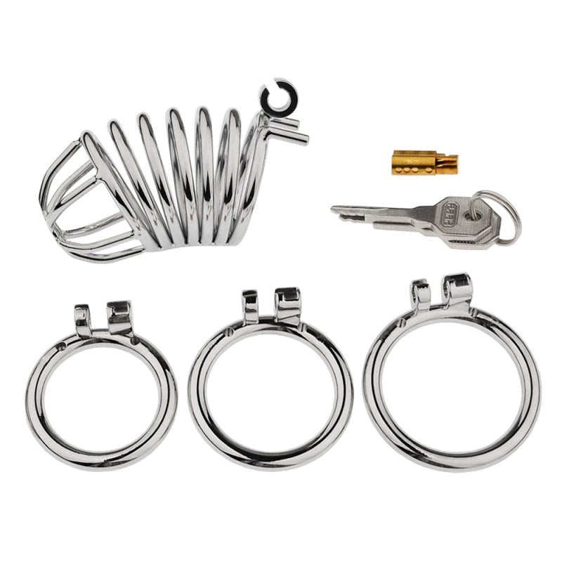 BDStyle Male Chastity Bird Cock Cage With Hide Lock - Male Chastity