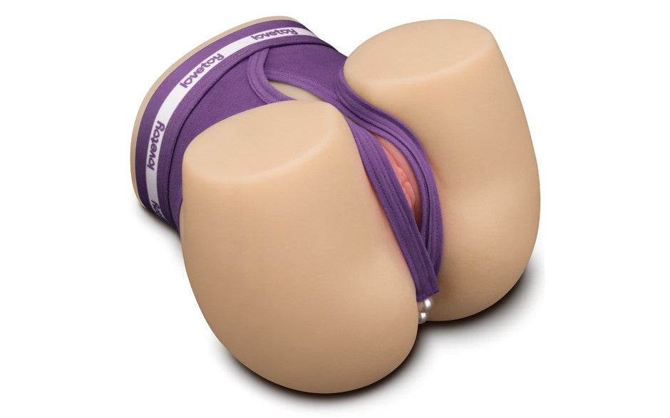 Lovetoy Streetgirls Lena Dual Motor Automatic Pulse Pussy & Ass Male Masturbator - - Realistic Butts And Vaginas