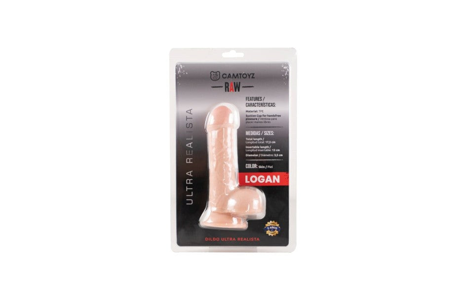 Raw Logan Ultra Realistic Double Layered Dildo - - Realistic Dildos