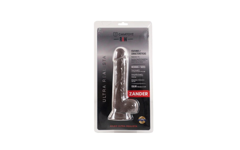 Raw Zander Ultra Realistic Suction Cup Dildo - - Realistic Dildos