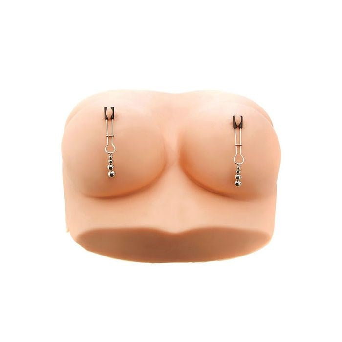 Adam and Eve 2 Piece Naughty Nipple Clips Set - Nipple and Clit Clamps